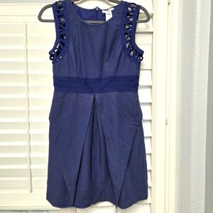 Esley Navy Sleeveless Mini Dress‎